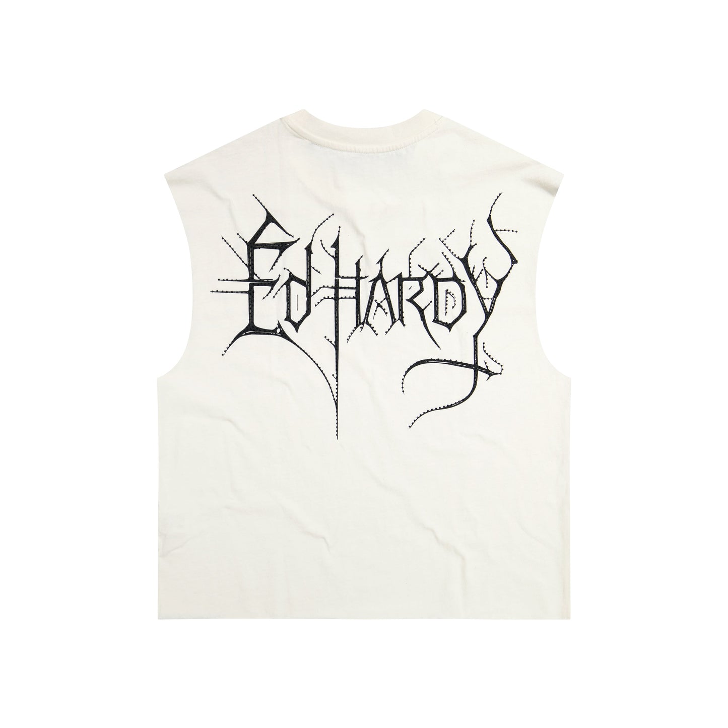 Demon Head Rhinestone Boxy Cropped Tee