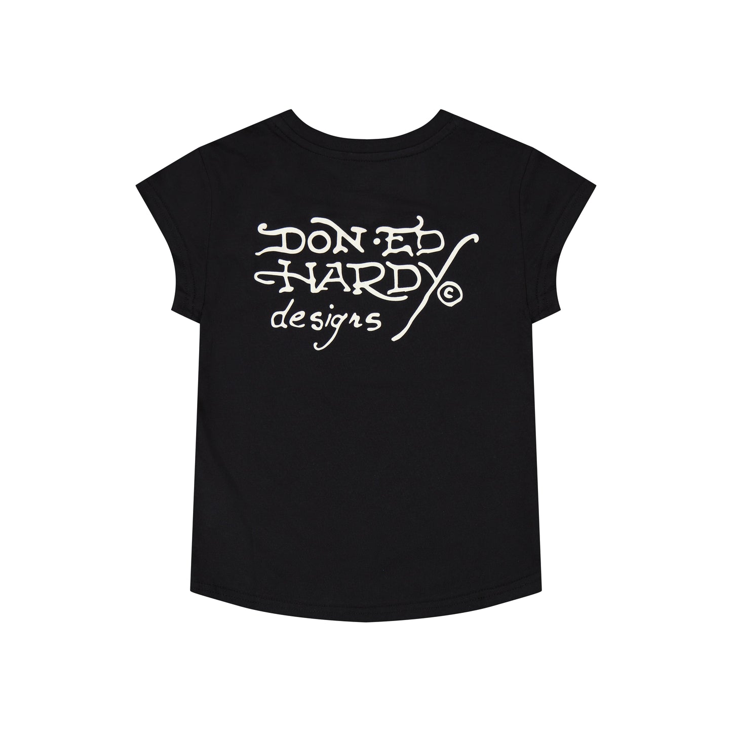 Fire Tiger Rhinestone Cap Sleeve Tee
