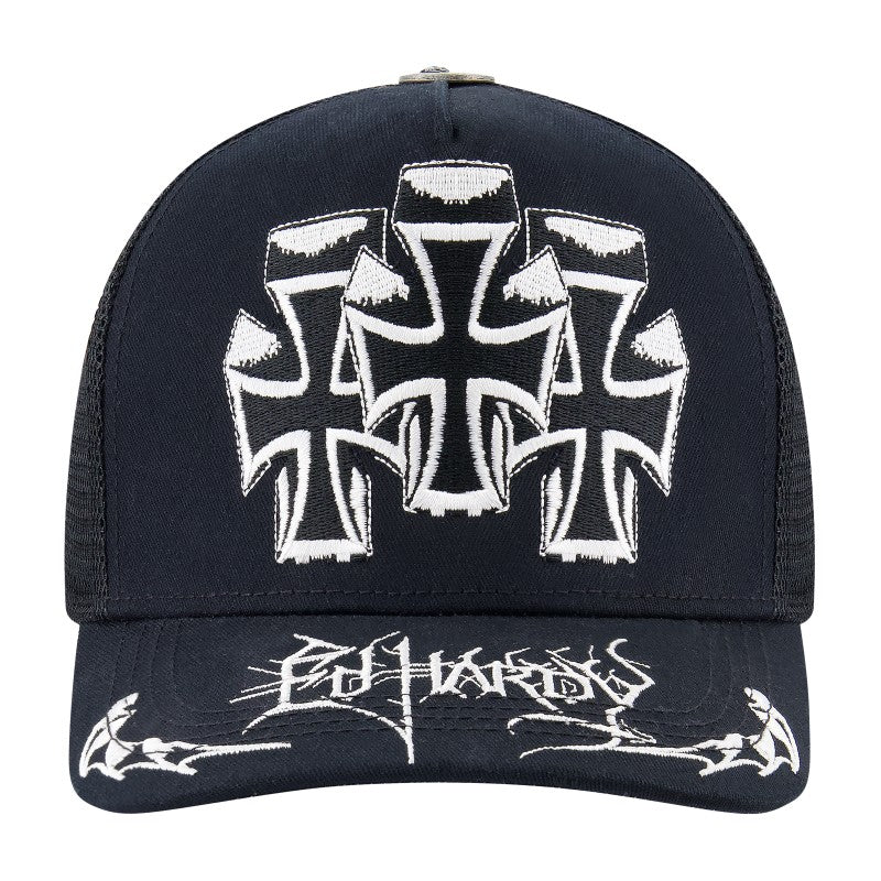 Crosses Trucker Hat, Black