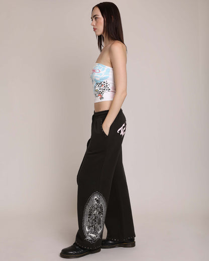 Blue Leopard Tube Top