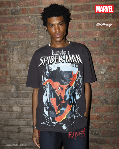 Flame Web Boxy Tee
