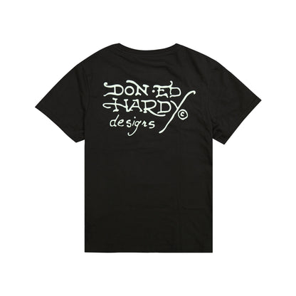 Skull Snakes Mens Rhinestone SS Tee