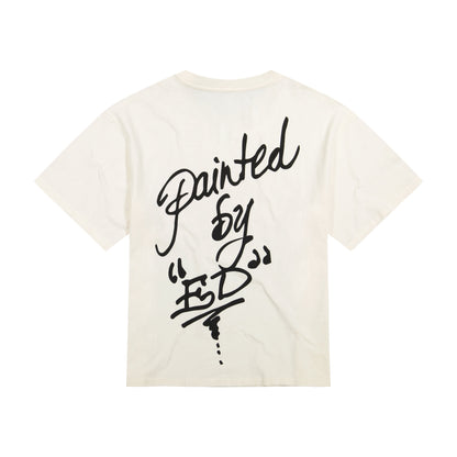 Wolf Head Rhinestone Boxy Tee