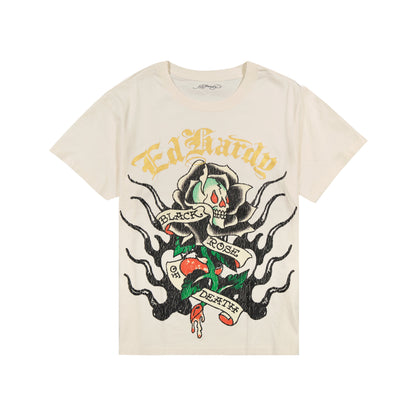 Black Rose Boxy Tee