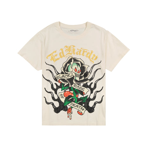 Black Rose Boxy Tee