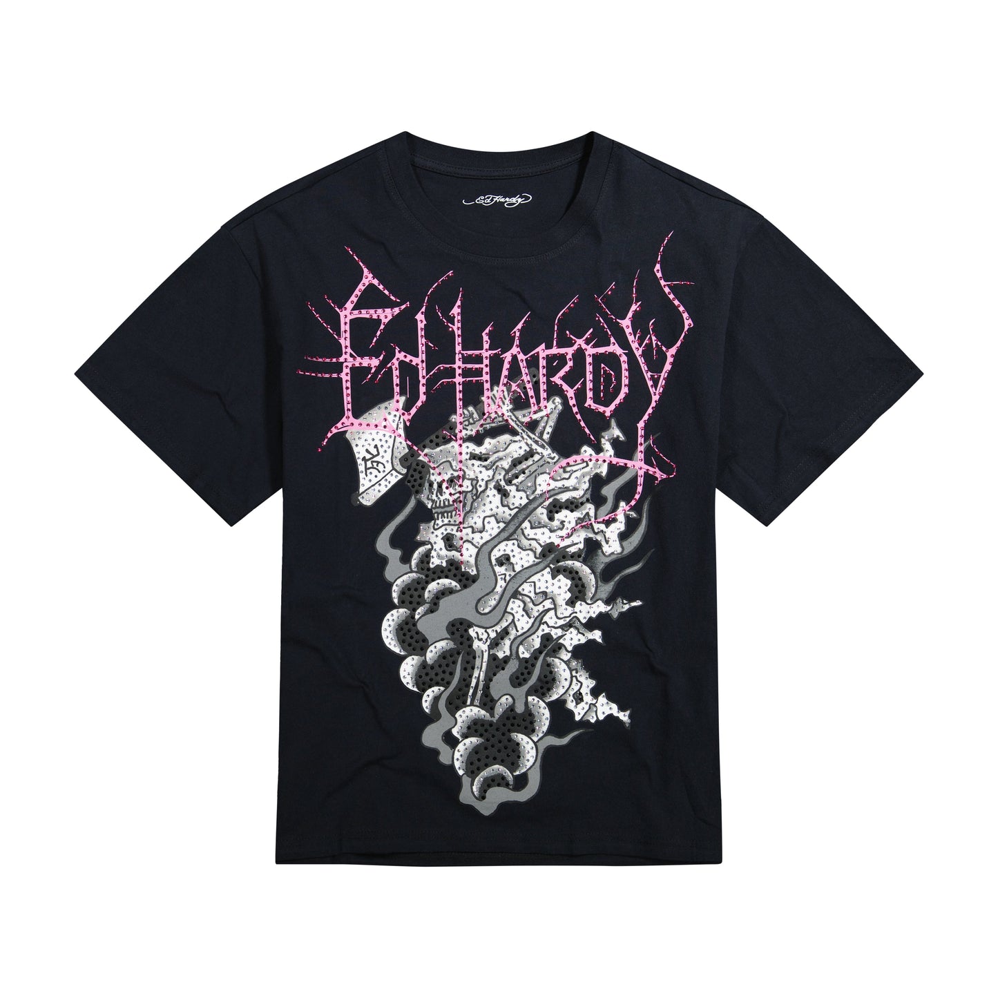 Reaper Ghost Rhinestone Boxy Tee