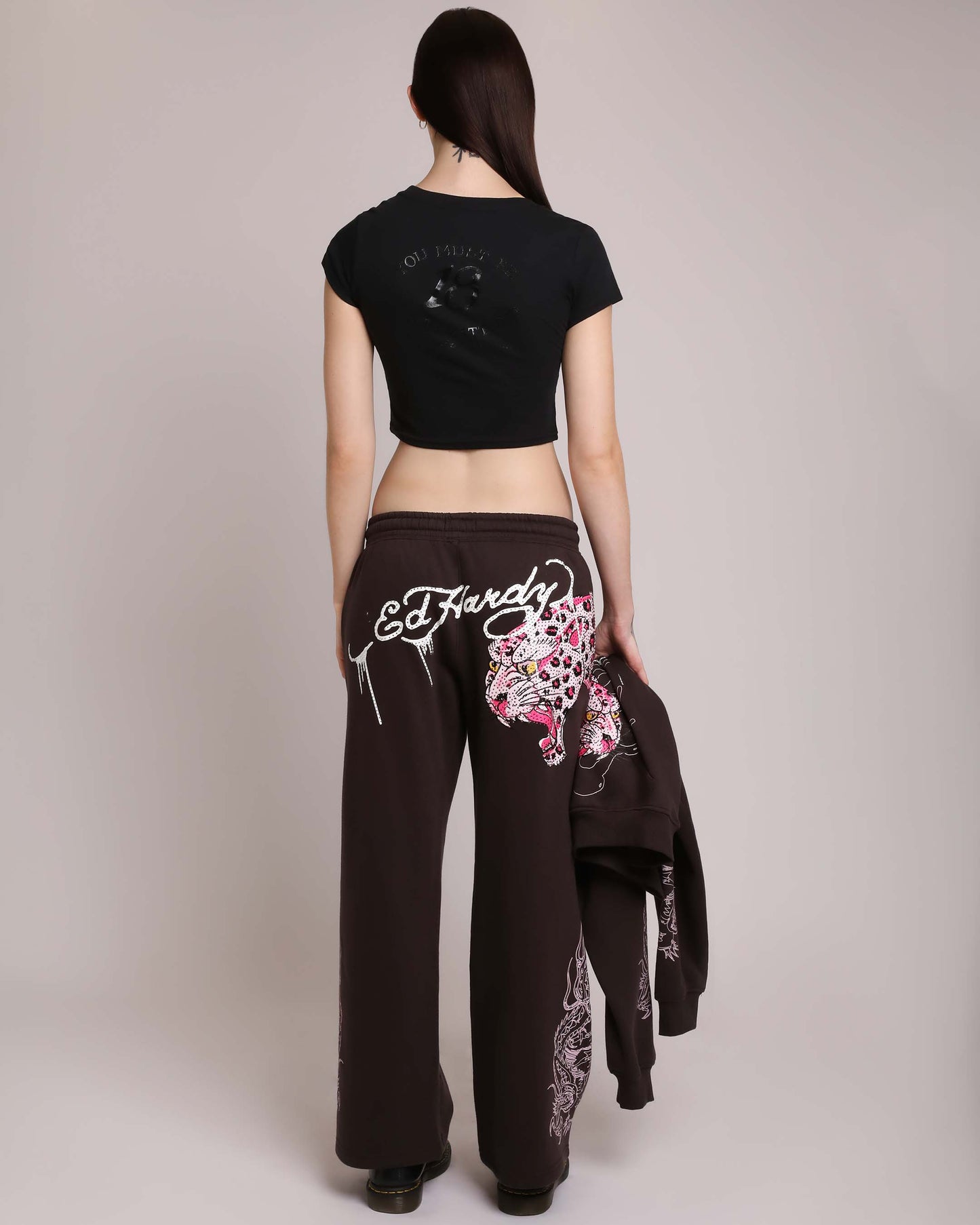 Retro Tiger Rhinestone Baby Tee