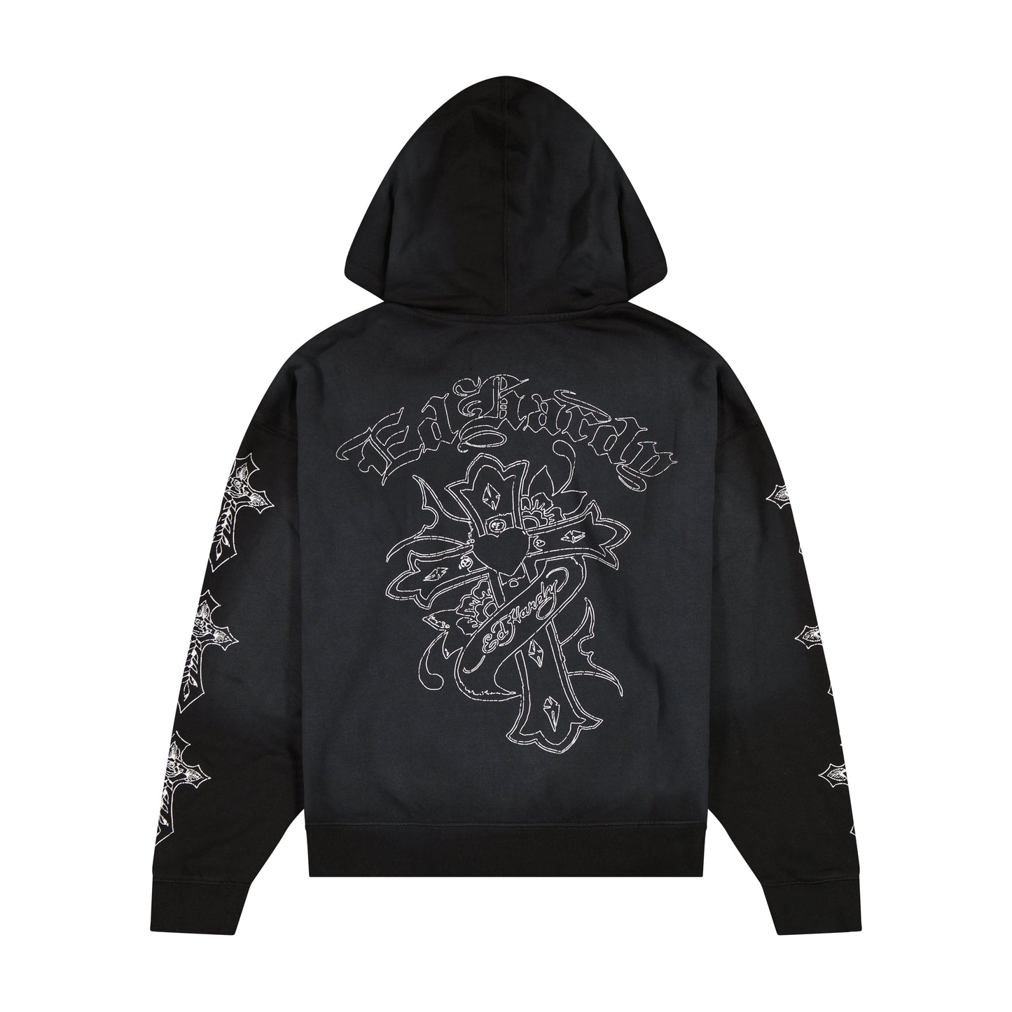Crosses Boxy Zip Hoodie