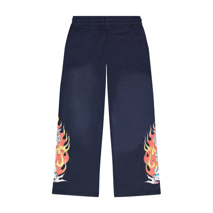 Tiger Flames Baggy Sweatpants