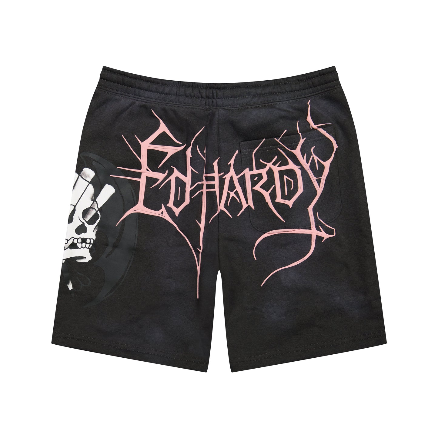 Spider Skull Fleece Shorts