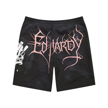 Spider Skull Fleece Shorts