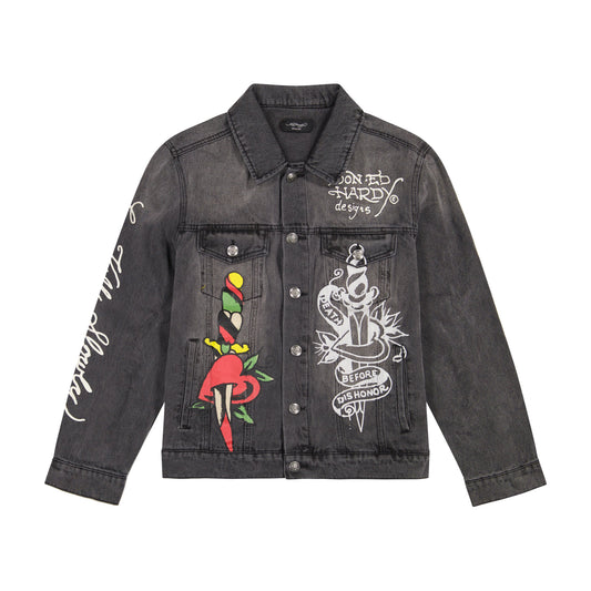 Heart Wings Unisex Trucker jacket