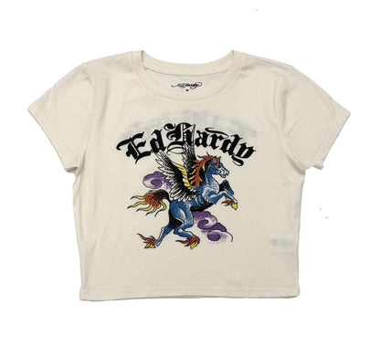 Pegasus Rhinestone Baby Tee