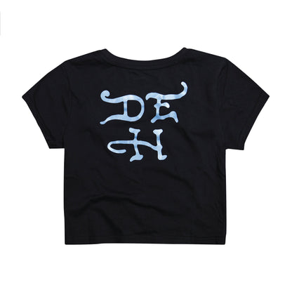 Skull Crosses Rhinestone Baby Tee