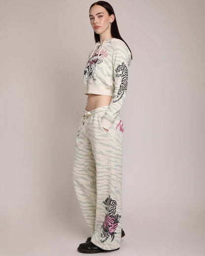 LKS Zebra Skull Sweatpant