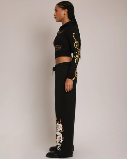 Cropped Dragon Hoodie