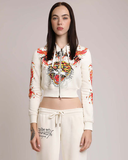 Flames Zip Hoodie
