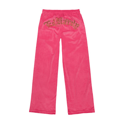 Tattoo Eagle Y2K Velour Sweatpants