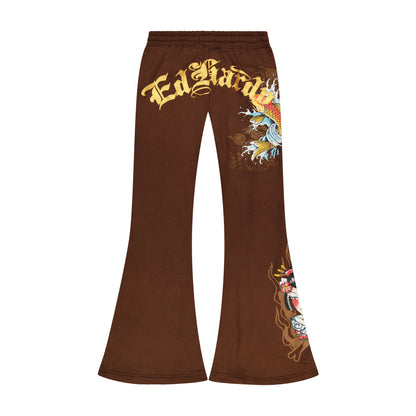 Koi Fish Boot Cut Sweatpants