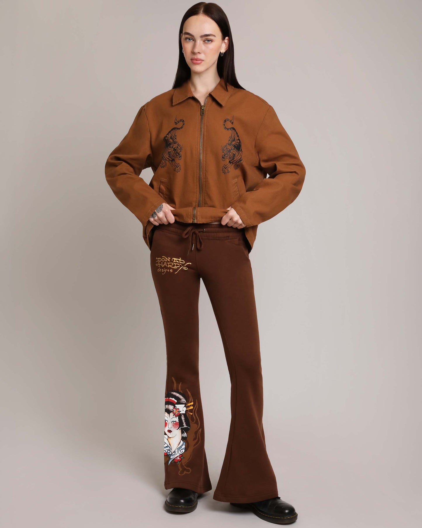 Koi Fish Boot Cut Sweatpants