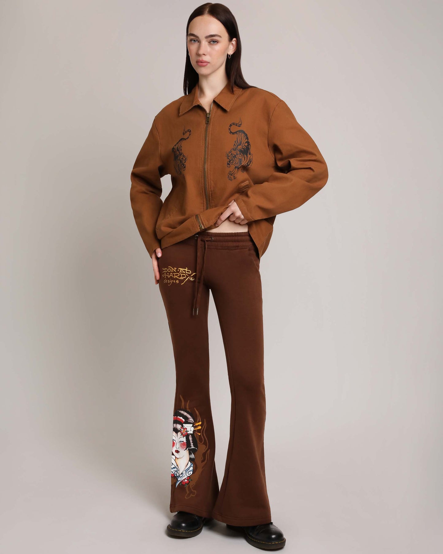 Koi Fish Boot Cut Sweatpants