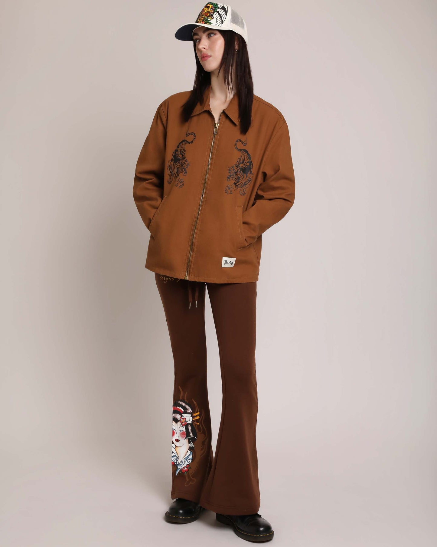 Koi Fish Boot Cut Sweatpants