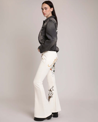 LKS Skull Boot Cut Sweatpants