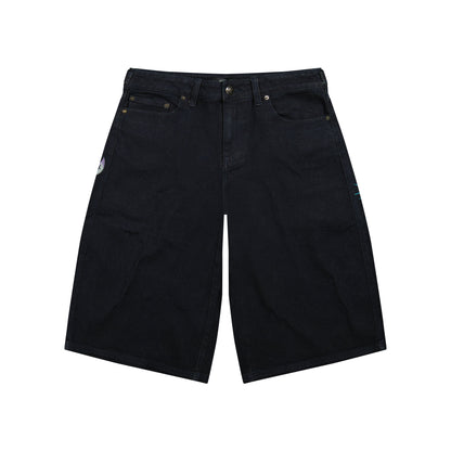 Panther Long Denim Shorts