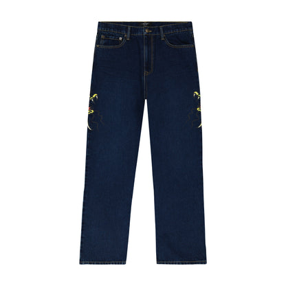 Dragon Skull Baggy Wide Leg Jean