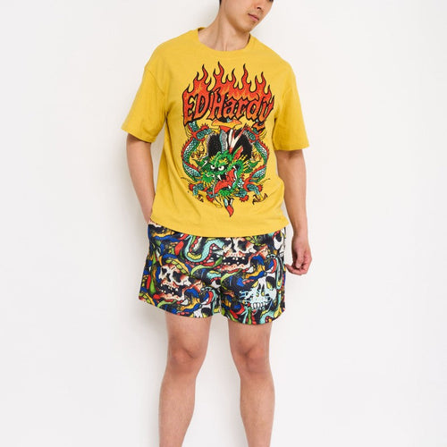 Skulls Mesh Shorts