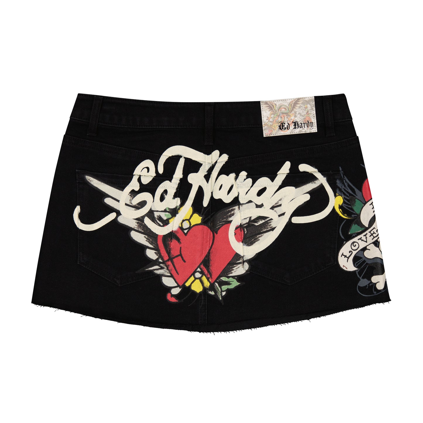 LKS Skull Denim Skirt