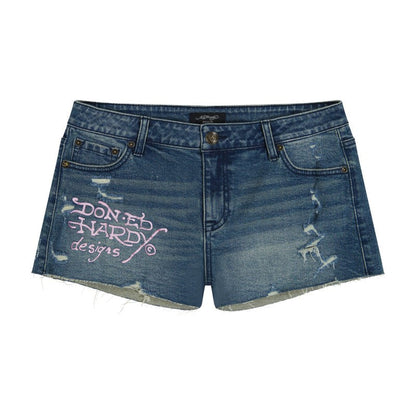LKS Heart Denim Shorts