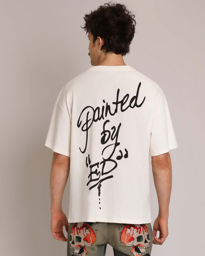 Wolf Head Rhinestone Boxy Tee